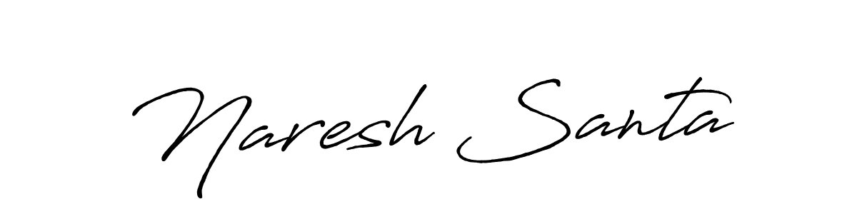 This is the best signature style for the Naresh Santa name. Also you like these signature font (Antro_Vectra_Bolder). Mix name signature. Naresh Santa signature style 7 images and pictures png