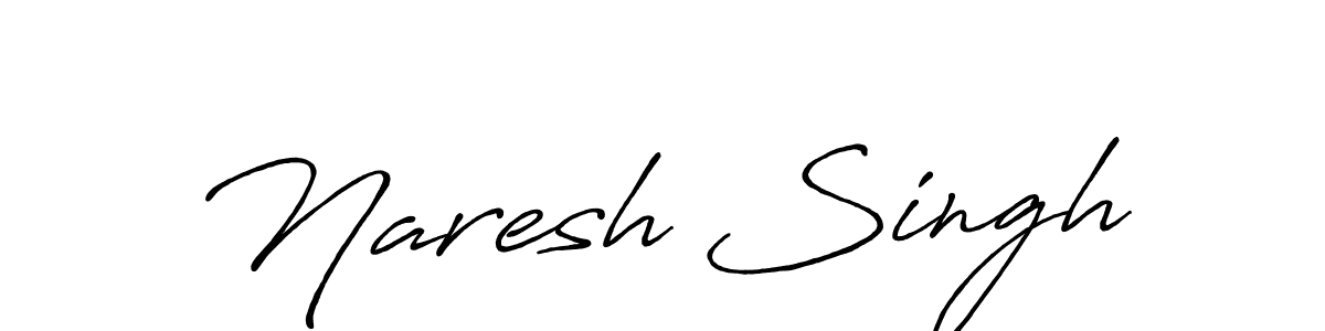 You should practise on your own different ways (Antro_Vectra_Bolder) to write your name (Naresh Singh) in signature. don't let someone else do it for you. Naresh Singh signature style 7 images and pictures png