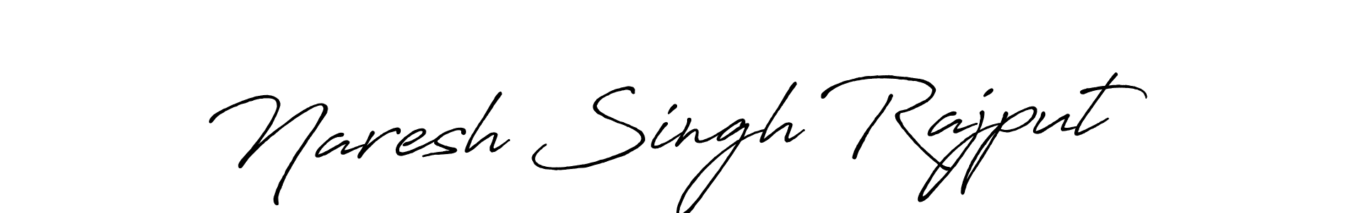 Naresh Singh Rajput stylish signature style. Best Handwritten Sign (Antro_Vectra_Bolder) for my name. Handwritten Signature Collection Ideas for my name Naresh Singh Rajput. Naresh Singh Rajput signature style 7 images and pictures png