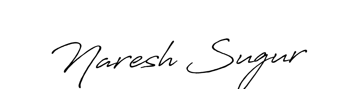 How to Draw Naresh Sugur signature style? Antro_Vectra_Bolder is a latest design signature styles for name Naresh Sugur. Naresh Sugur signature style 7 images and pictures png
