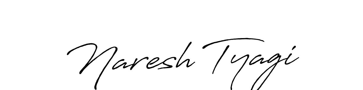 Similarly Antro_Vectra_Bolder is the best handwritten signature design. Signature creator online .You can use it as an online autograph creator for name Naresh Tyagi. Naresh Tyagi signature style 7 images and pictures png