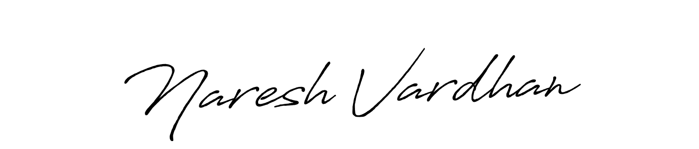 Antro_Vectra_Bolder is a professional signature style that is perfect for those who want to add a touch of class to their signature. It is also a great choice for those who want to make their signature more unique. Get Naresh Vardhan name to fancy signature for free. Naresh Vardhan signature style 7 images and pictures png