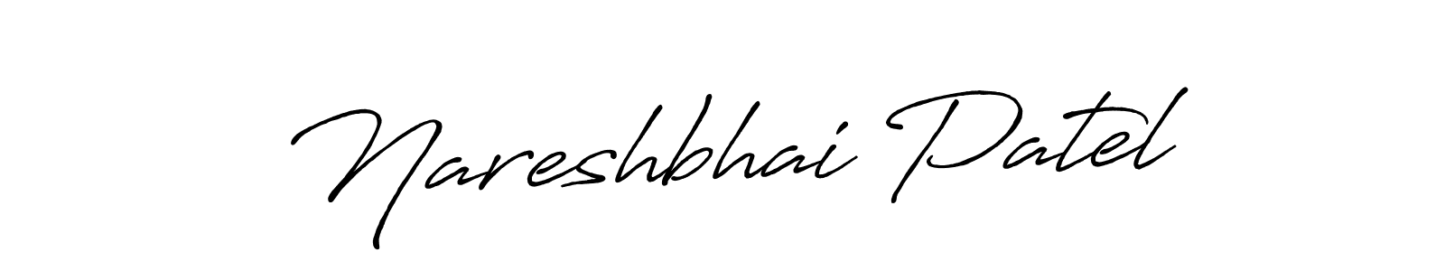 It looks lik you need a new signature style for name Nareshbhai Patel. Design unique handwritten (Antro_Vectra_Bolder) signature with our free signature maker in just a few clicks. Nareshbhai Patel signature style 7 images and pictures png
