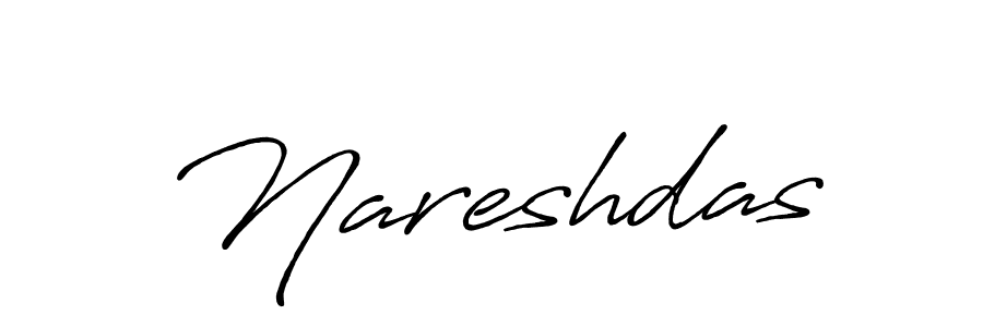 The best way (Antro_Vectra_Bolder) to make a short signature is to pick only two or three words in your name. The name Nareshdas include a total of six letters. For converting this name. Nareshdas signature style 7 images and pictures png