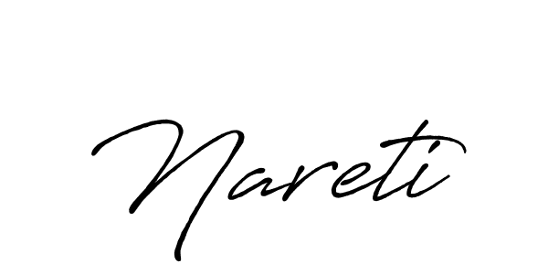 Use a signature maker to create a handwritten signature online. With this signature software, you can design (Antro_Vectra_Bolder) your own signature for name Nareti. Nareti signature style 7 images and pictures png