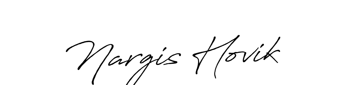 Make a beautiful signature design for name Nargis Hovik. Use this online signature maker to create a handwritten signature for free. Nargis Hovik signature style 7 images and pictures png