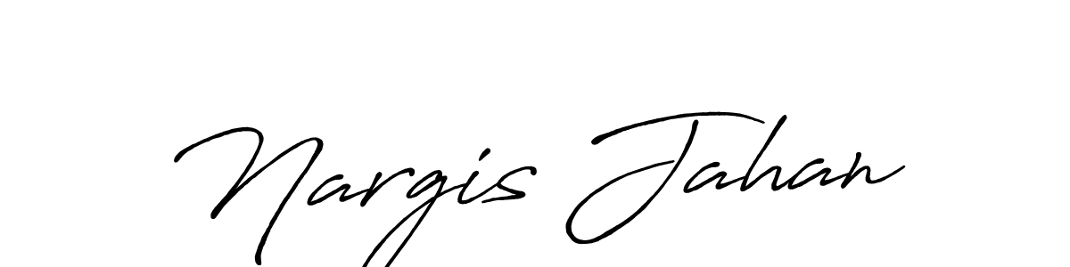 You can use this online signature creator to create a handwritten signature for the name Nargis Jahan. This is the best online autograph maker. Nargis Jahan signature style 7 images and pictures png