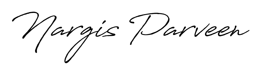 Try this chic Nargis Parveen handwritten sign style. Using Antro_Vectra_Bolder font elements, it gives your name a sleek, memorable identity. Nargis Parveen signature style 7 images and pictures png