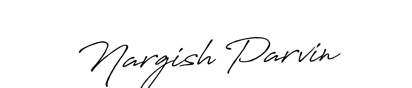 Once you've used our free online signature maker to create your best signature Antro_Vectra_Bolder style, it's time to enjoy all of the benefits that Nargish Parvin name signing documents. Nargish Parvin signature style 7 images and pictures png
