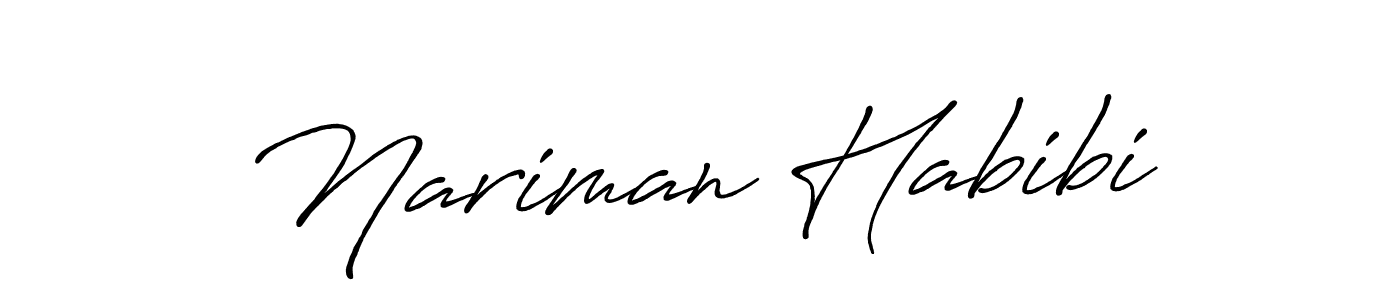 Once you've used our free online signature maker to create your best signature Antro_Vectra_Bolder style, it's time to enjoy all of the benefits that Nariman Habibi name signing documents. Nariman Habibi signature style 7 images and pictures png