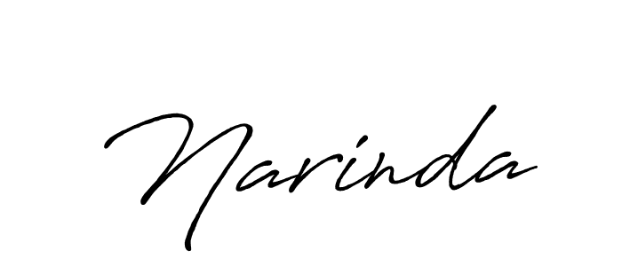 if you are searching for the best signature style for your name Narinda. so please give up your signature search. here we have designed multiple signature styles  using Antro_Vectra_Bolder. Narinda signature style 7 images and pictures png