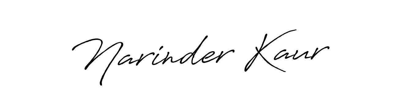 Narinder Kaur stylish signature style. Best Handwritten Sign (Antro_Vectra_Bolder) for my name. Handwritten Signature Collection Ideas for my name Narinder Kaur. Narinder Kaur signature style 7 images and pictures png