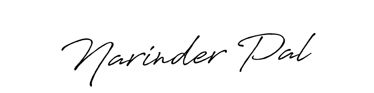 Narinder Pal stylish signature style. Best Handwritten Sign (Antro_Vectra_Bolder) for my name. Handwritten Signature Collection Ideas for my name Narinder Pal. Narinder Pal signature style 7 images and pictures png