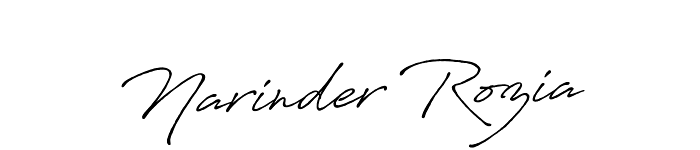 Here are the top 10 professional signature styles for the name Narinder Rozia. These are the best autograph styles you can use for your name. Narinder Rozia signature style 7 images and pictures png