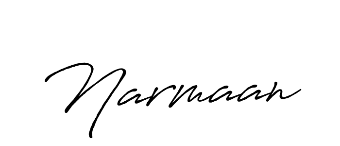 Design your own signature with our free online signature maker. With this signature software, you can create a handwritten (Antro_Vectra_Bolder) signature for name Narmaan. Narmaan signature style 7 images and pictures png