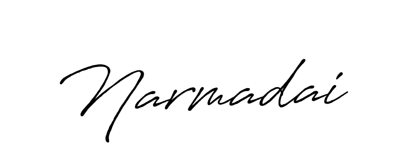 Narmadai stylish signature style. Best Handwritten Sign (Antro_Vectra_Bolder) for my name. Handwritten Signature Collection Ideas for my name Narmadai. Narmadai signature style 7 images and pictures png