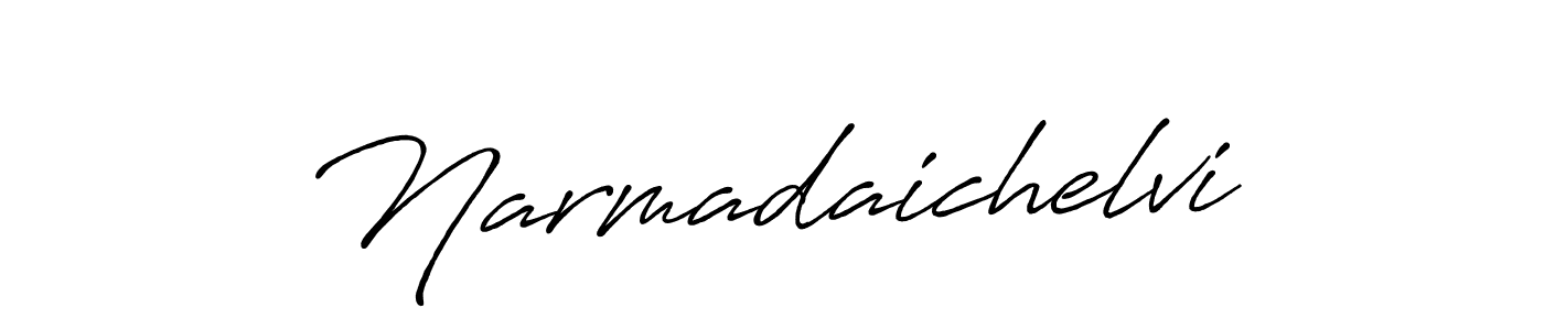 Also we have Narmadaichelvi name is the best signature style. Create professional handwritten signature collection using Antro_Vectra_Bolder autograph style. Narmadaichelvi signature style 7 images and pictures png