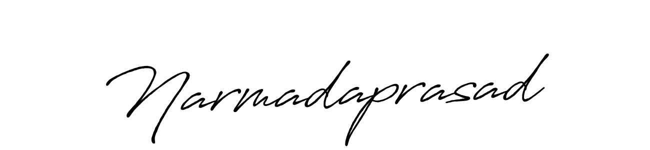 It looks lik you need a new signature style for name Narmadaprasad. Design unique handwritten (Antro_Vectra_Bolder) signature with our free signature maker in just a few clicks. Narmadaprasad signature style 7 images and pictures png