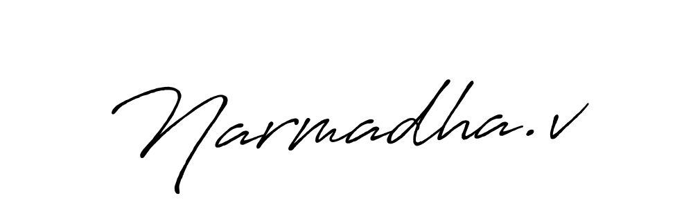 You can use this online signature creator to create a handwritten signature for the name Narmadha.v. This is the best online autograph maker. Narmadha.v signature style 7 images and pictures png