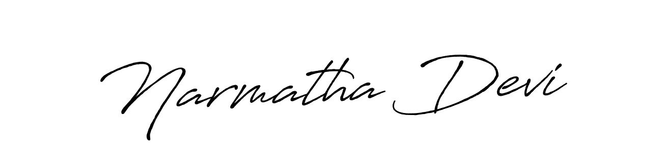 Narmatha Devi stylish signature style. Best Handwritten Sign (Antro_Vectra_Bolder) for my name. Handwritten Signature Collection Ideas for my name Narmatha Devi. Narmatha Devi signature style 7 images and pictures png