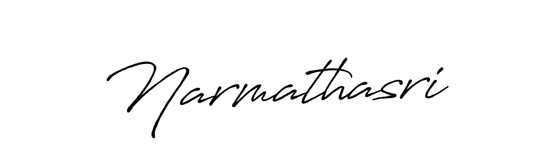 It looks lik you need a new signature style for name Narmathasri. Design unique handwritten (Antro_Vectra_Bolder) signature with our free signature maker in just a few clicks. Narmathasri signature style 7 images and pictures png