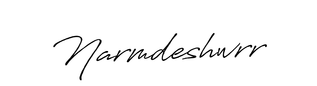 The best way (Antro_Vectra_Bolder) to make a short signature is to pick only two or three words in your name. The name Narmdeshwrr include a total of six letters. For converting this name. Narmdeshwrr signature style 7 images and pictures png