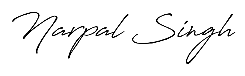 Upgrade your professional image with Narpal Singh signature created with Antro_Vectra_Bolder font. Fast, free, and watermark-free download. Narpal Singh signature style 7 images and pictures png