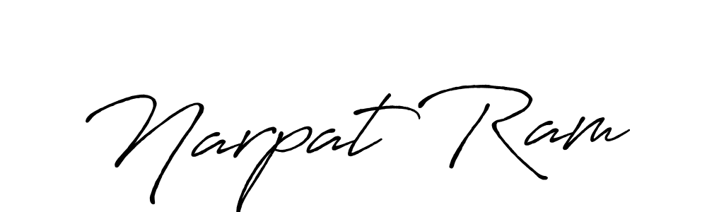 if you are searching for the best signature style for your name Narpat Ram. so please give up your signature search. here we have designed multiple signature styles  using Antro_Vectra_Bolder. Narpat Ram signature style 7 images and pictures png