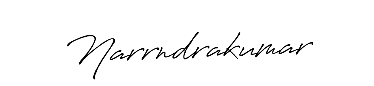 Make a beautiful signature design for name Narrndrakumar. Use this online signature maker to create a handwritten signature for free. Narrndrakumar signature style 7 images and pictures png