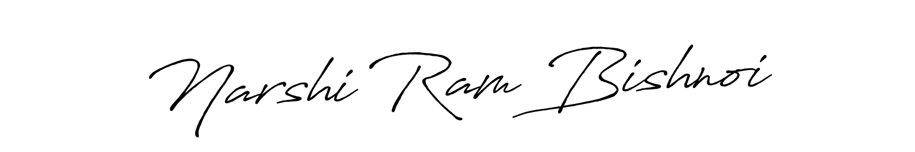 You should practise on your own different ways (Antro_Vectra_Bolder) to write your name (Narshi Ram Bishnoi) in signature. don't let someone else do it for you. Narshi Ram Bishnoi signature style 7 images and pictures png