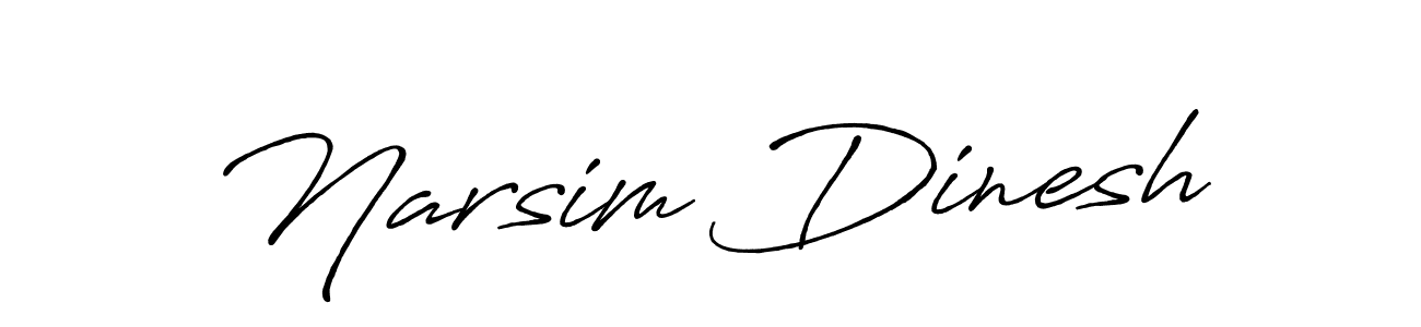 How to make Narsim Dinesh signature? Antro_Vectra_Bolder is a professional autograph style. Create handwritten signature for Narsim Dinesh name. Narsim Dinesh signature style 7 images and pictures png