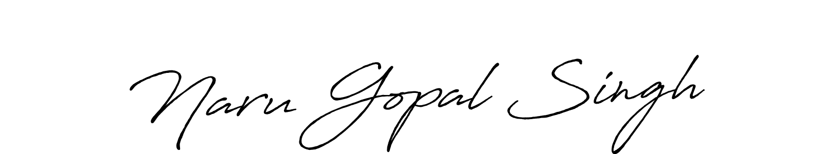 Once you've used our free online signature maker to create your best signature Antro_Vectra_Bolder style, it's time to enjoy all of the benefits that Naru Gopal Singh name signing documents. Naru Gopal Singh signature style 7 images and pictures png