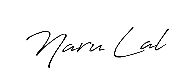 Similarly Antro_Vectra_Bolder is the best handwritten signature design. Signature creator online .You can use it as an online autograph creator for name Naru Lal. Naru Lal signature style 7 images and pictures png