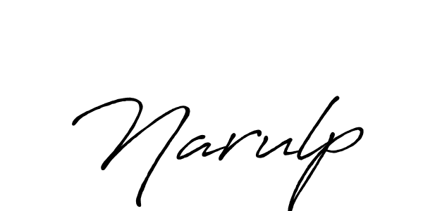 Once you've used our free online signature maker to create your best signature Antro_Vectra_Bolder style, it's time to enjoy all of the benefits that Narulp name signing documents. Narulp signature style 7 images and pictures png