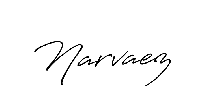 Design your own signature with our free online signature maker. With this signature software, you can create a handwritten (Antro_Vectra_Bolder) signature for name Narvaez. Narvaez signature style 7 images and pictures png