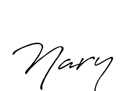 if you are searching for the best signature style for your name Nary. so please give up your signature search. here we have designed multiple signature styles  using Antro_Vectra_Bolder. Nary signature style 7 images and pictures png