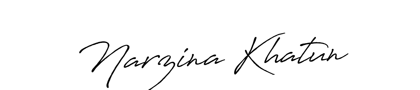 Similarly Antro_Vectra_Bolder is the best handwritten signature design. Signature creator online .You can use it as an online autograph creator for name Narzina Khatun. Narzina Khatun signature style 7 images and pictures png