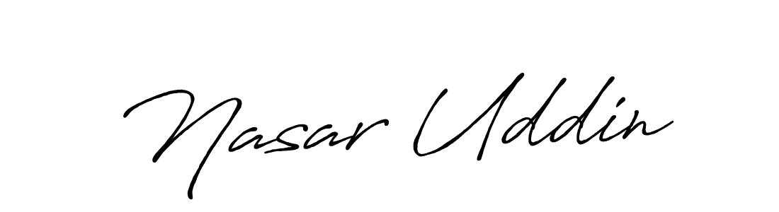 Make a short Nasar Uddin signature style. Manage your documents anywhere anytime using Antro_Vectra_Bolder. Create and add eSignatures, submit forms, share and send files easily. Nasar Uddin signature style 7 images and pictures png