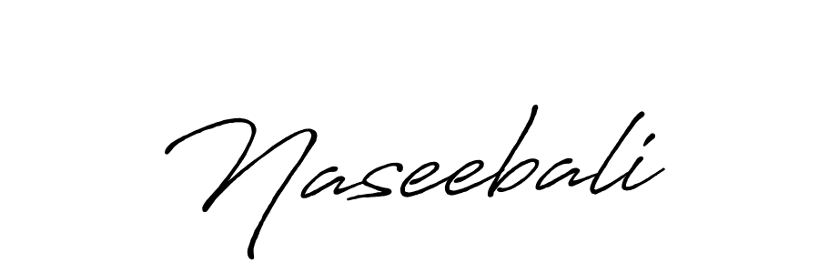 Also we have Naseebali name is the best signature style. Create professional handwritten signature collection using Antro_Vectra_Bolder autograph style. Naseebali signature style 7 images and pictures png