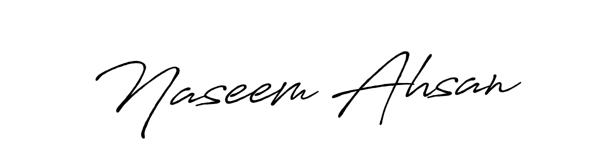 if you are searching for the best signature style for your name Naseem Ahsan. so please give up your signature search. here we have designed multiple signature styles  using Antro_Vectra_Bolder. Naseem Ahsan signature style 7 images and pictures png