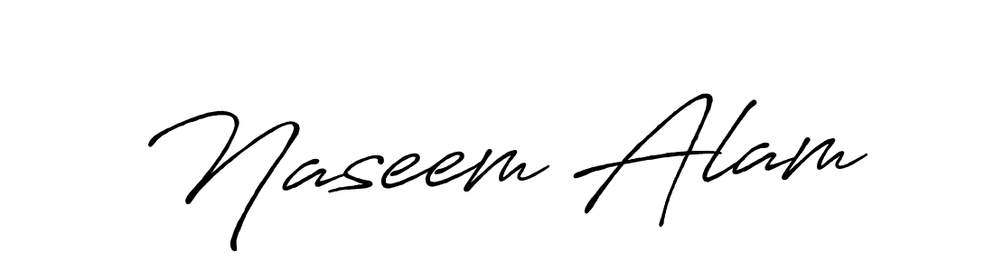 Also we have Naseem Alam name is the best signature style. Create professional handwritten signature collection using Antro_Vectra_Bolder autograph style. Naseem Alam signature style 7 images and pictures png