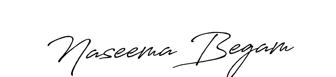 Naseema Begam stylish signature style. Best Handwritten Sign (Antro_Vectra_Bolder) for my name. Handwritten Signature Collection Ideas for my name Naseema Begam. Naseema Begam signature style 7 images and pictures png