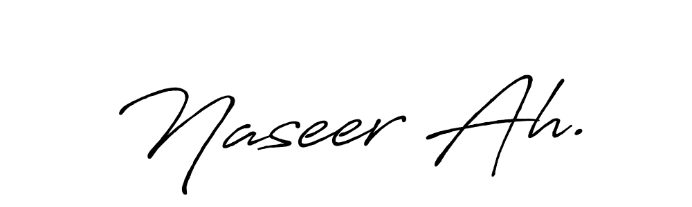 Make a beautiful signature design for name Naseer Ah.. Use this online signature maker to create a handwritten signature for free. Naseer Ah. signature style 7 images and pictures png