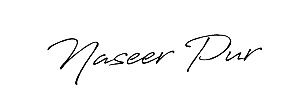 The best way (Antro_Vectra_Bolder) to make a short signature is to pick only two or three words in your name. The name Naseer Pur include a total of six letters. For converting this name. Naseer Pur signature style 7 images and pictures png