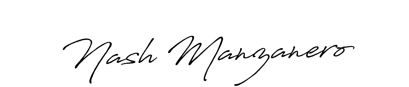 The best way (Antro_Vectra_Bolder) to make a short signature is to pick only two or three words in your name. The name Nash Manzanero include a total of six letters. For converting this name. Nash Manzanero signature style 7 images and pictures png