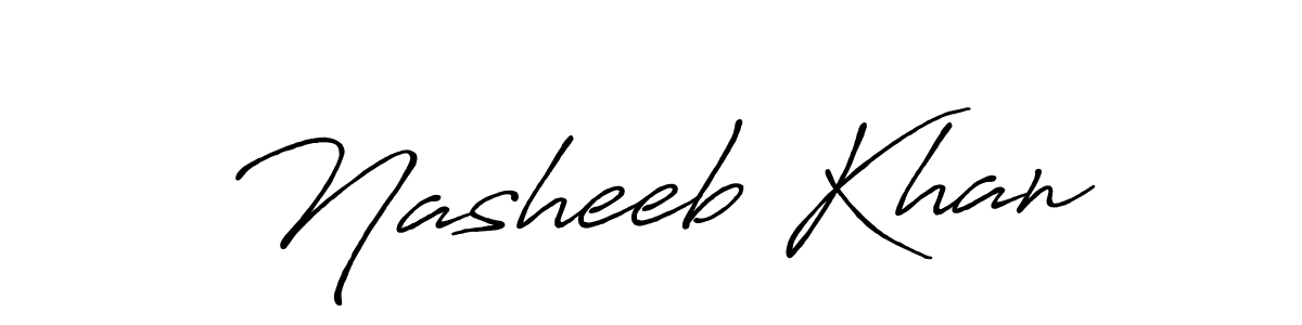 It looks lik you need a new signature style for name Nasheeb Khan. Design unique handwritten (Antro_Vectra_Bolder) signature with our free signature maker in just a few clicks. Nasheeb Khan signature style 7 images and pictures png