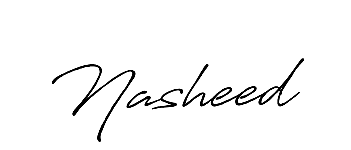 It looks lik you need a new signature style for name Nasheed. Design unique handwritten (Antro_Vectra_Bolder) signature with our free signature maker in just a few clicks. Nasheed signature style 7 images and pictures png