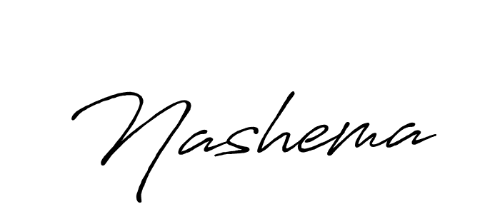 It looks lik you need a new signature style for name Nashema. Design unique handwritten (Antro_Vectra_Bolder) signature with our free signature maker in just a few clicks. Nashema signature style 7 images and pictures png