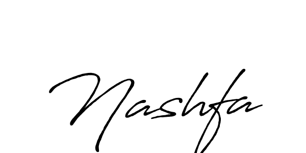 The best way (Antro_Vectra_Bolder) to make a short signature is to pick only two or three words in your name. The name Nashfa include a total of six letters. For converting this name. Nashfa signature style 7 images and pictures png