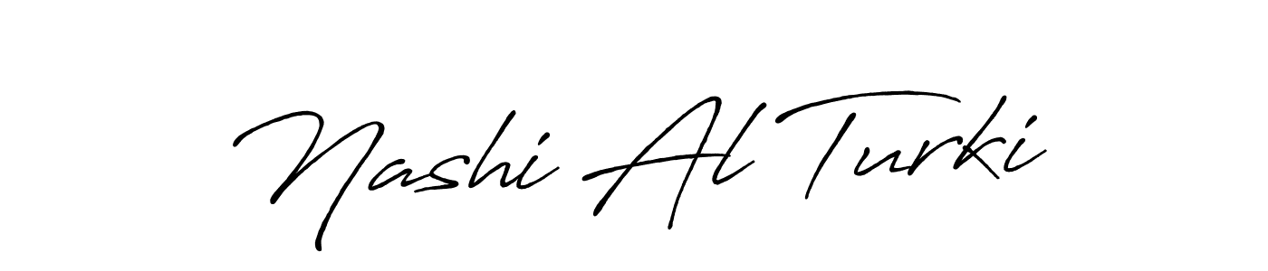 Make a beautiful signature design for name Nashi Al Turki. Use this online signature maker to create a handwritten signature for free. Nashi Al Turki signature style 7 images and pictures png